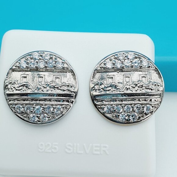 "925 Sterling Silver CZ Beautiful Earrings for Women, 1USPAR4197 - Picture 12 of 12